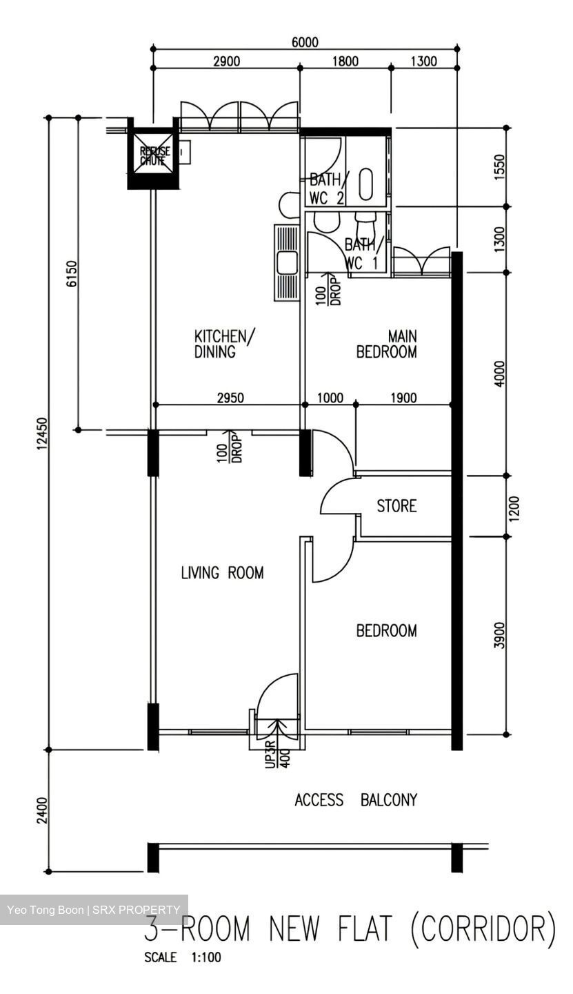 Blk 635 Yio Chu Kang Heights (Ang Mo Kio), HDB 3 Rooms #576811601